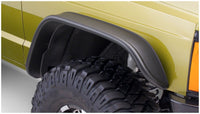 Thumbnail for Bushwacker 84-01 Jeep Cherokee Flat Style Flares 2pc - Black