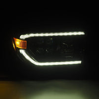 Thumbnail for AlphaRex 07-13 Toyota Tundra NOVA LED Proj Headlights Alpha-Black w/Activ Light/Seq Signal/DRL