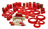 Thumbnail for Energy Suspension 94-95 Ford Mustang Red Hyper-flex Master Bushing Set w/ V-8