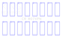 Thumbnail for King Chevrolet SBC 262-400ci (Size 001) High Performance Tri-Metal Rod Bearing Set