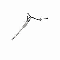 Thumbnail for MagnaFlow SYS Cat-Back 3.5in Black Dual Split Rear Tips 14-15 Chevy Silverado/GMC Sierra 4.3L-5.3L