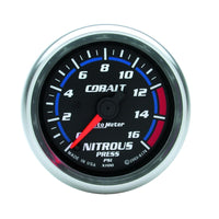 Thumbnail for Autometer 2-1/6in Cobalt Nitrous Pressure Gauge 0-1600PSI Digital Steppe Motor