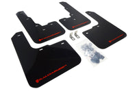 Thumbnail for Rally Armor 13-16 Dodge Dart Black UR Mud Flap w/ Red Logo