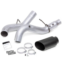 Thumbnail for Banks Power 20-21 Chevy/GMC 2500/3500 6.6L Monster Exhaust System - Black Tip