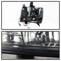 Thumbnail for Spyder Chevy Suburban 1500 07-14 Projector Headlights LED Halo LED Blk Smke PRO-YD-CSUB07-HL-BSM