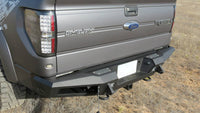 Thumbnail for Addictive Desert Designs 10-14 Ford F-150 Raptor HoneyBadger Rear Bumper w/ Tow Hooks