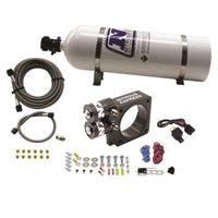 Thumbnail for Nitrous Express 86-93 Ford Mustang GT 5.0L (Pushrod) Nitrous Plate Kit w/15lb Bottle