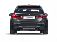 Thumbnail for Akrapovic 16-17 BMW 340i (F30 F31) Evolution Line Cat Back (SS) w/ Carbon Tips (Req. Link Pipe)