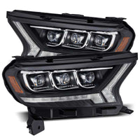 Thumbnail for AlphaRex 19-21 Ford Ranger NOVA LED Proj Headlights Plank Style Black w/Activ Light/Seq Signal/DRL