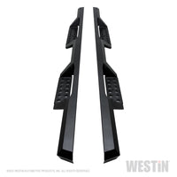 Thumbnail for Westin 99-13 Chevy/GMC Silverado/Sierra 1500 Ext Cab HDX Drop Nerf Step Bars - Textured Black