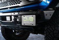 Thumbnail for DV8 Offroad 21-22 Ford Bronco Factory Front Bumper License Relocation Bracket - Side