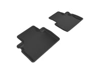 Thumbnail for 3D MAXpider 2016-2017 Infiniti QX50 Kagu 2nd Row Floormats - Black