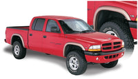 Thumbnail for Bushwacker 97-04 Dodge Dakota Fleetside Extend-A-Fender Style Flares 4pc - Black