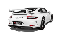 Thumbnail for Akrapovic 2018 Porsche 911 GT3 (991.2) Slip-On Race Line (Titanium) w/o Tail Pipe Set