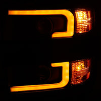 Thumbnail for ANZO Projector Headlights 15-17 Chevrolet Silverado 2500HD / 3500HD Black w/ Black Rim