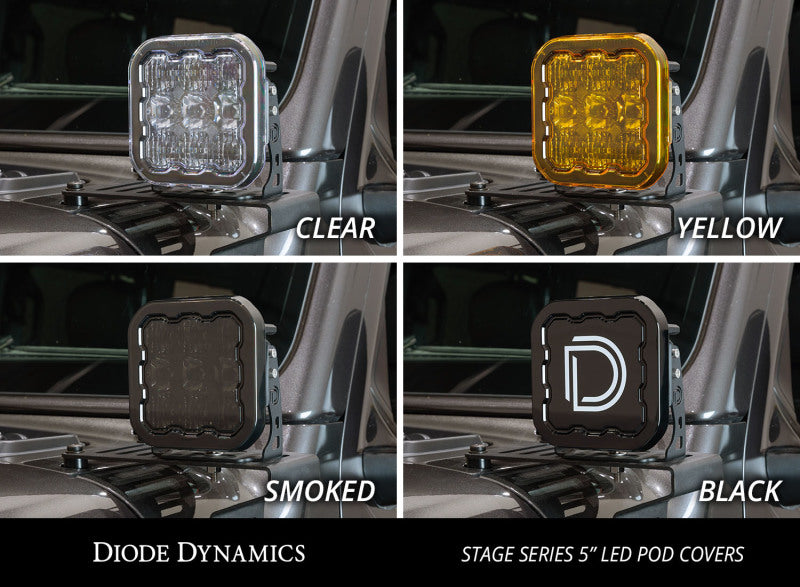 Diode Dynamics SS5 LED Pod Cover - Yellow