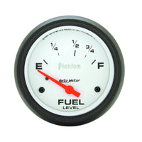 Thumbnail for AutoMeter Gauge Fuel Level 2-5/8in. 73 Ohm(e) to 10 Ohm(f) Elec Phantom