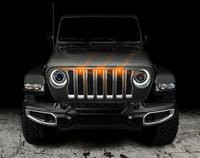 Thumbnail for Oracle Pre-Runner Style LED Grille Kit for Jeep Gladiator JT - Amber SEE WARRANTY