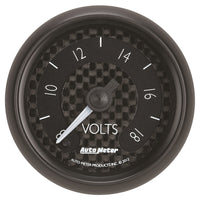 Thumbnail for Autometer GT Series 52mm Full Sweep Electronic 8-18 Volts Voltmeter