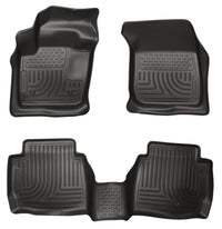 Thumbnail for Husky Liners 13-16 Ford Fusion WeatherBeater Combo Black Floor Liners