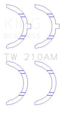 Thumbnail for King Toyota 5R/2M/4M/5ME/5MGE/7MGE/7MGTE Thrust Washer Set