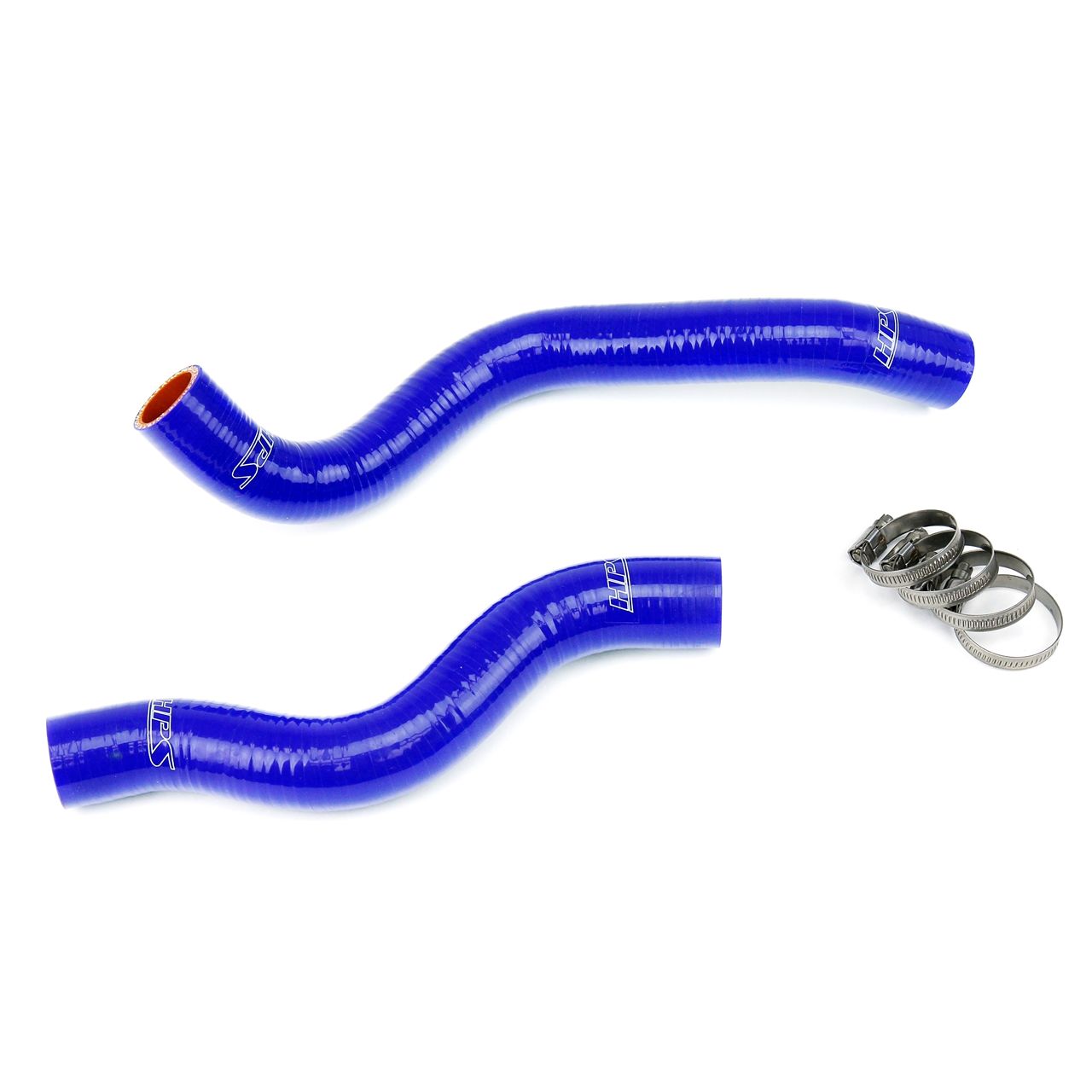 HPS Blue Reinforced Silicone Radiator Hose Kit Coolant for Honda 12-15 Civic Non Si 1.8L