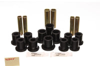 Thumbnail for Energy Suspension Fd Rr Spring Bush Set Complete - Black