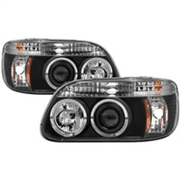 Thumbnail for Spyder Ford Explorer 95-01 1PC Projector Headlights LED Halo Blk PRO-YD-FEXP95-HL-1PC-BK