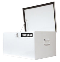 Thumbnail for Tradesman Steel Job Site Box/Chest (Light Duty/Small) (24in.) - White