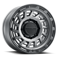 Thumbnail for Raceline 957GB Halo 17x8.5in / 5x127 BP / 0mm Offset / 78.1mm Bore - Gunmetal & Black Lip Wheel