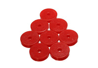Thumbnail for Energy Suspension Polyurethane Pad Set - 2-9/32in OD x 7/16in Hole ID x 1/2in Height - Round Red