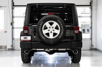 Thumbnail for AWE Tuning 07-18 Jeep Wrangler JK/JKU 3.6L Tread Edition Axle-Back Dual Exhaust - Chrome Silver Tips