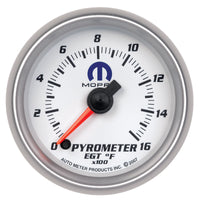 Thumbnail for Autometer Mopar 52.4mm SSE 1600 Degree F Pyrometer (EGT) Gauge