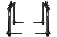 Thumbnail for Thule Xsporter Pro Multi-Height Aluminum Truck Rack w/Load Stops & Locks - Black