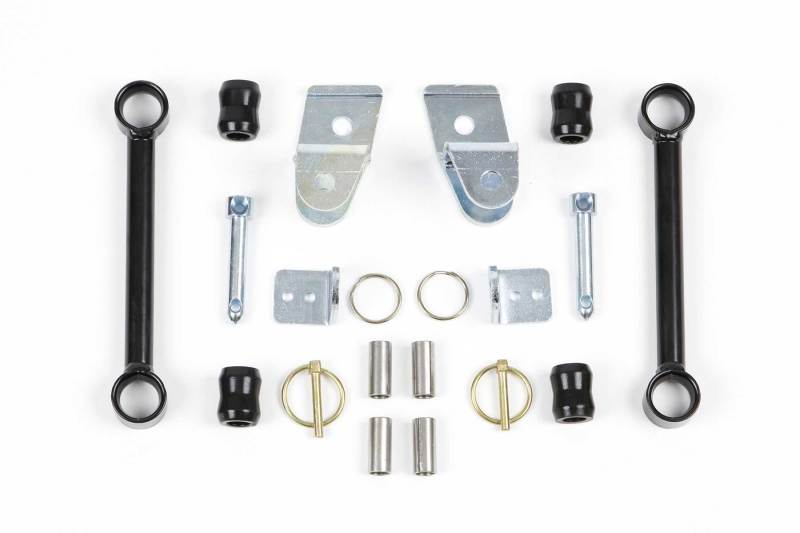 Fabtech 07-18 Jeep JK 4WD 3-5in Front Sway Bar End Link & Disconnect Kit