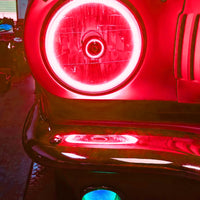 Thumbnail for Oracle Pre-Installed Lights 7 IN. Sealed Beam - Red Halo SEE WARRANTY