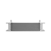 Thumbnail for Mishimoto Universal -8AN 10 Row Oil Cooler - Silver