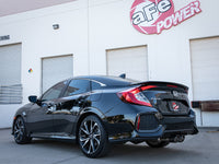 Thumbnail for aFe Takeda 2.5in 304SS Cat-Back Exhaust System w/ Carbon Tips 17-20 Honda Civic Si Sedan I4 1.5L