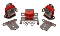 Thumbnail for Energy Suspension 67-72 Chevrolet Camaro Red Motor and Transmission Mounts; Chrome Finish