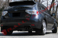 Thumbnail for Rally Armor 08-11 Subaru STI (Hatch Only) / 11-14 WRX (Hatch Only) Black UR Mud Flap w/Red Logo