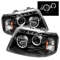 Thumbnail for Spyder Ford Expedition 03-06 Projector Headlights LED Halo LED Blk (Not Included) PRO-YD-FE03-HL-BK
