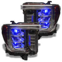 Thumbnail for Oracle 19-21 Silverado/Sierra 1500 RGB Demon Eye Headlight Kit - w/o Controller SEE WARRANTY