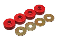 Thumbnail for Energy Suspension 84-96 Chevy Corvette Red Spring Cushions for Rear Leaf Spring Bushing Set