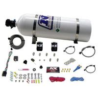 Thumbnail for Nitrous Express All GM EFI Single Nozzle Nitrous Kit (35-150HP) w/15lb Bottle