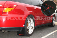 Thumbnail for Rally Armor 05-09 Subaru Legacy GT / Outback Black UR Mud Flap w/ Red Logo