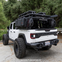 Thumbnail for Go Rhino Xplor Flash Series Sgl Multi Function LED Light Bar (Track Mount) 20in. - Blk