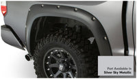 Thumbnail for Bushwacker 16-18 Toyota Tundra Fleetside Pocket Style Flares 4pc 66.7/78.7/97.6in Bed - Silver Sky