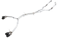 Thumbnail for AWE Tuning Audi B9 S4 Track Edition Exhaust - Non-Resonated (Black 102mm Tips)