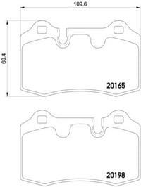 Thumbnail for Hella 05-14 Aston Martin DB9 Rear Brake Pad Set