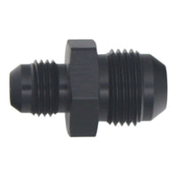 Thumbnail for DeatschWerks 8AN Male Flare to 6AN Male Flare Reducer Straight - Anodized Matte Black